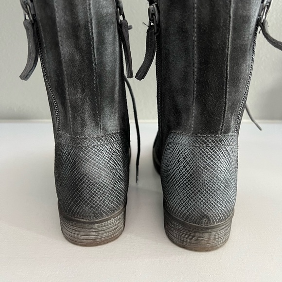 Roan by Bed Stu - Women - Combat Boots with lace and zippper - Picture 4 of 6